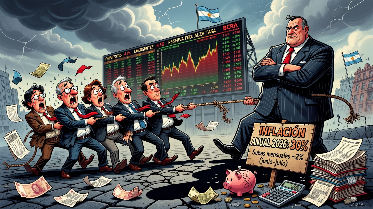 Analistas relevados por el BCRA proyectan inflación anual cercana al 30% para 2026