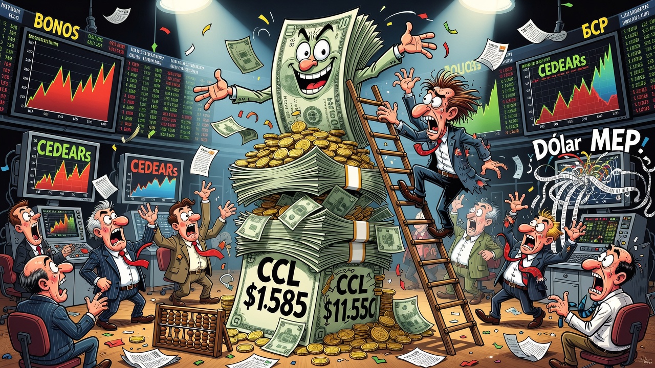 Image for Dólar CCL en $1.585 y MEP en torno a $1.526