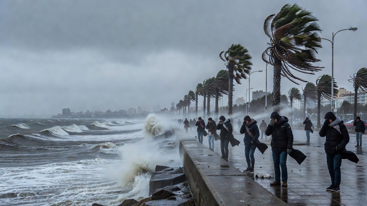 Frío, nublado y con ráfagas de viento de hasta 50 km/h: el clima para este martes en Mar del Plata