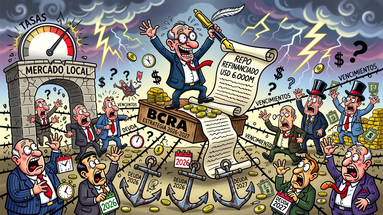 Image for BCRA refinanció préstamos REPO por USD 6.000 millones extendiendo vencimientos