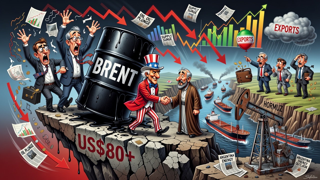 Image for El petróleo Brent cae por debajo de los US$80 ante acuerdo entre EE.UU. e Irán