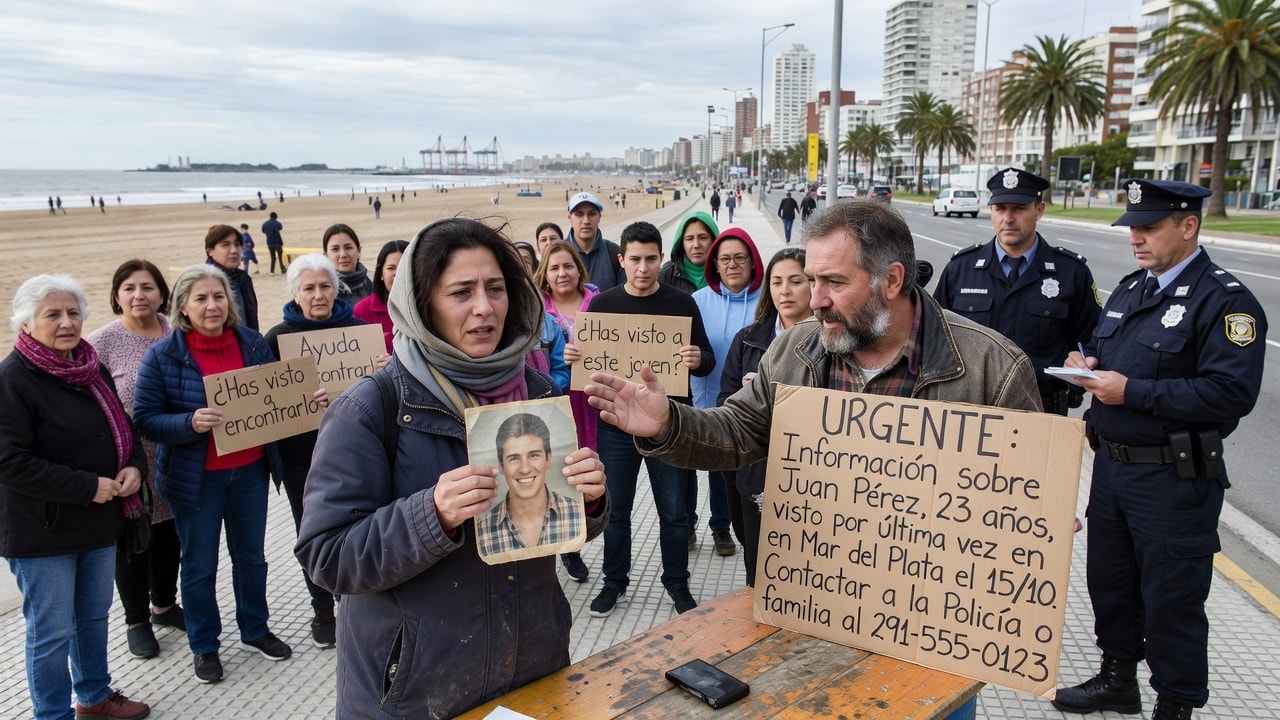 Buscan a un joven que viajó a Mar del Plata para trabajar y no se comunica