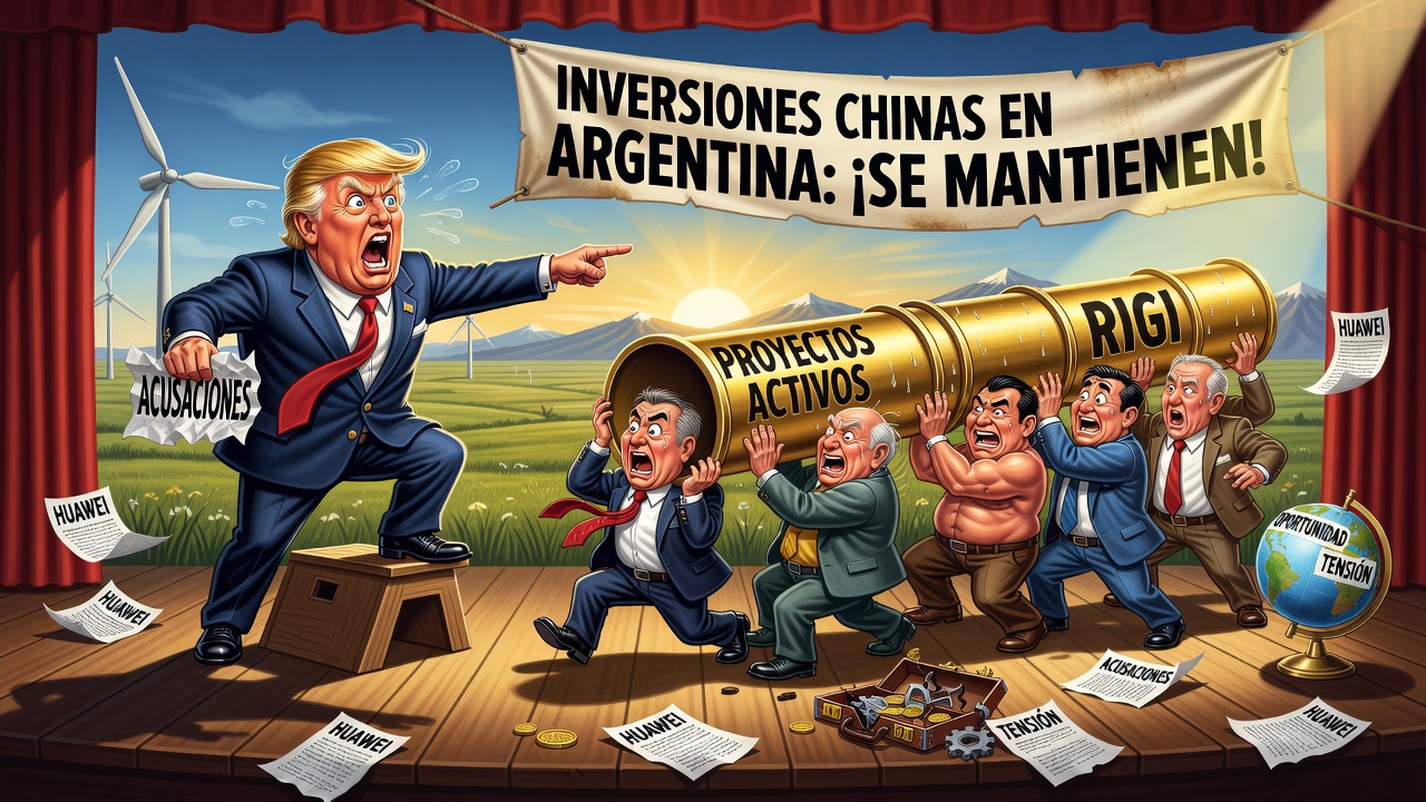 Las inversiones chinas en la Argentina se mantienen a pesar de las acusaciones del embajador de Trump