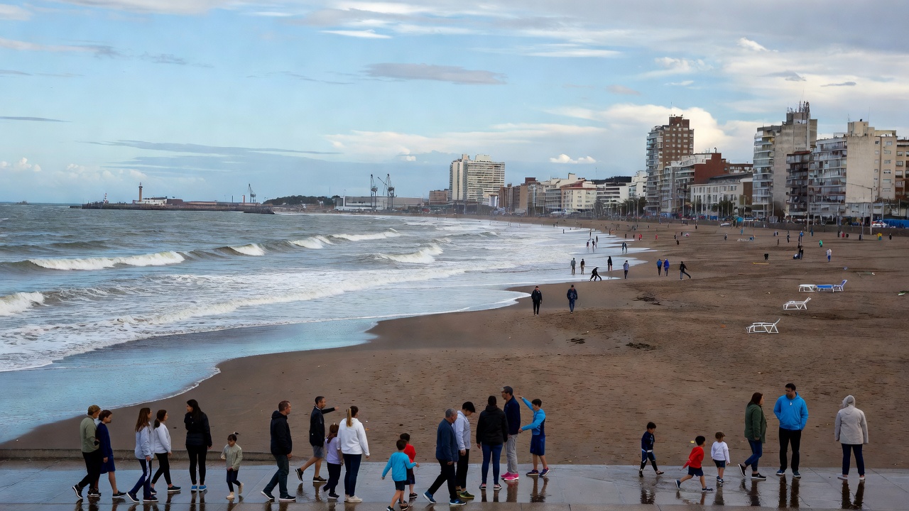 El temporal pasó sin consecuencias severas en Mar del Plata