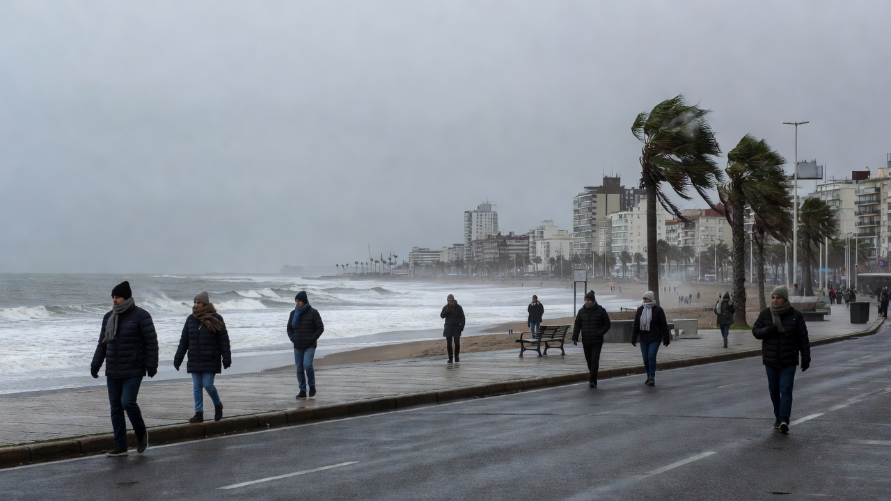 Pronóstico del tiempo en Mar del Plata: nublado con bajas temperaturas