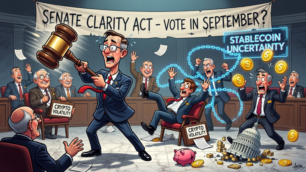 Senado de EE.UU. avanza con el Clarity Act para regular criptomonedas
