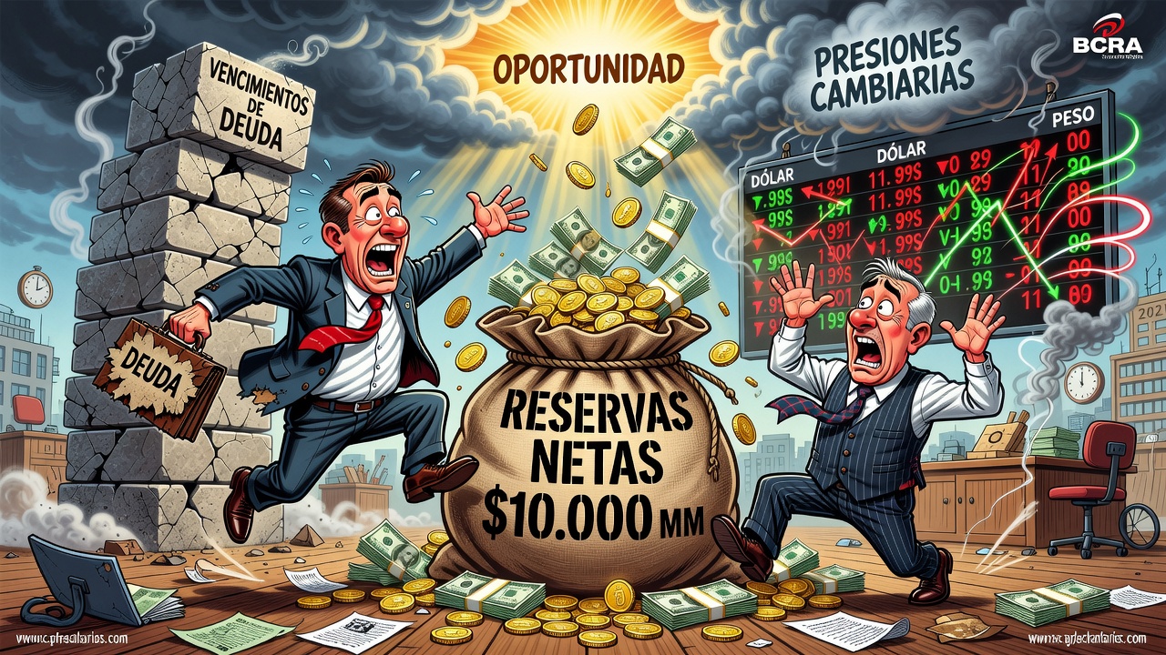 Image for Las reservas netas alcanzaron los 10.000 millones de dólares