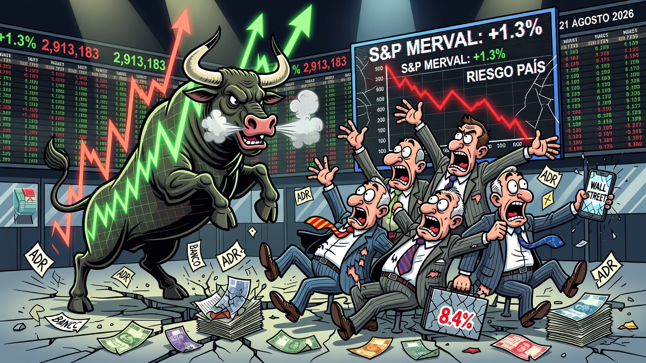 El S&P Merval repuntó y los ADRs de bancos lideraron subas en Wall Street
