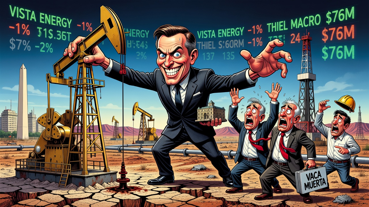 Peter Thiel adquiere el 1% de Vista Energy, principal operadora de Vaca Muerta