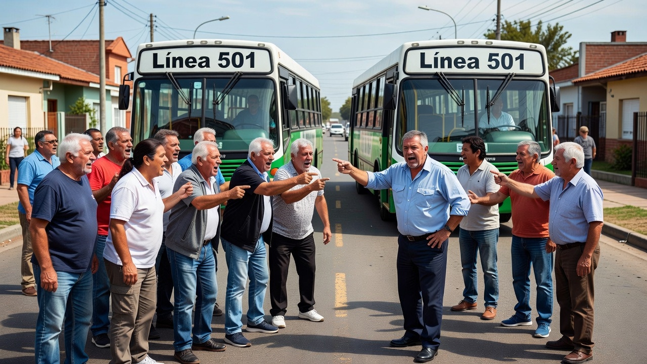 Vecinos bloquearon colectivos de la línea 501 en Mar del Plata