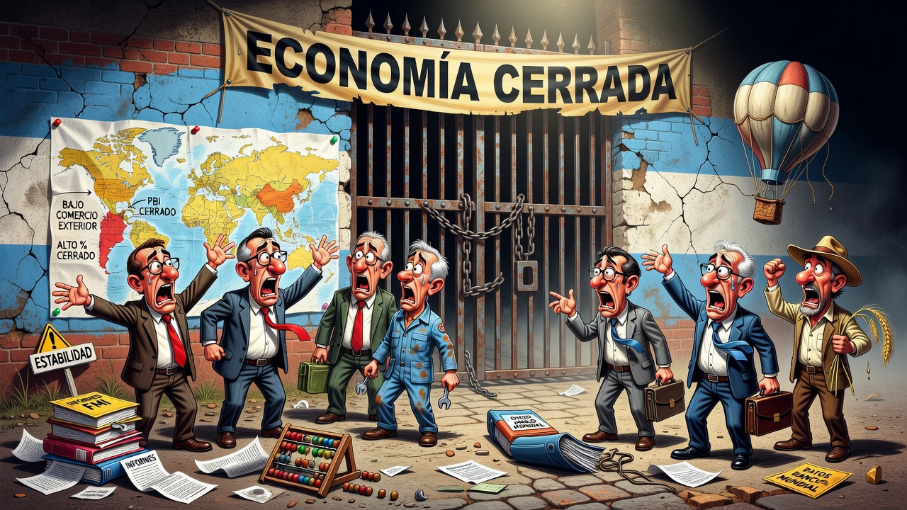 Según el FMI y el Banco Mundial, la economía argentina es una de las más cerradas del mundo