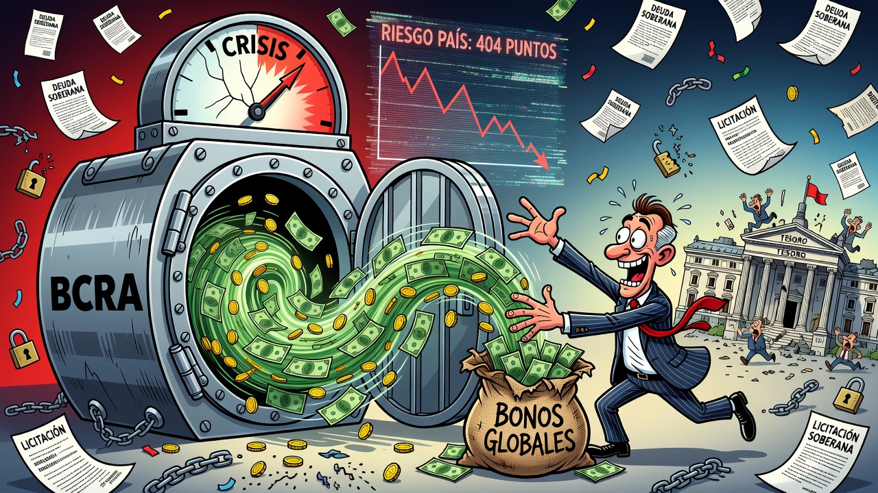 Image for Cayeron las reservas del BCRA por pago de bonos