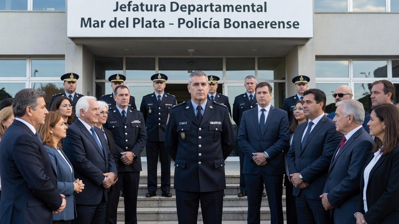 Designaron a un nuevo jefe departamental de la Policía bonaerense en Mar del Plata