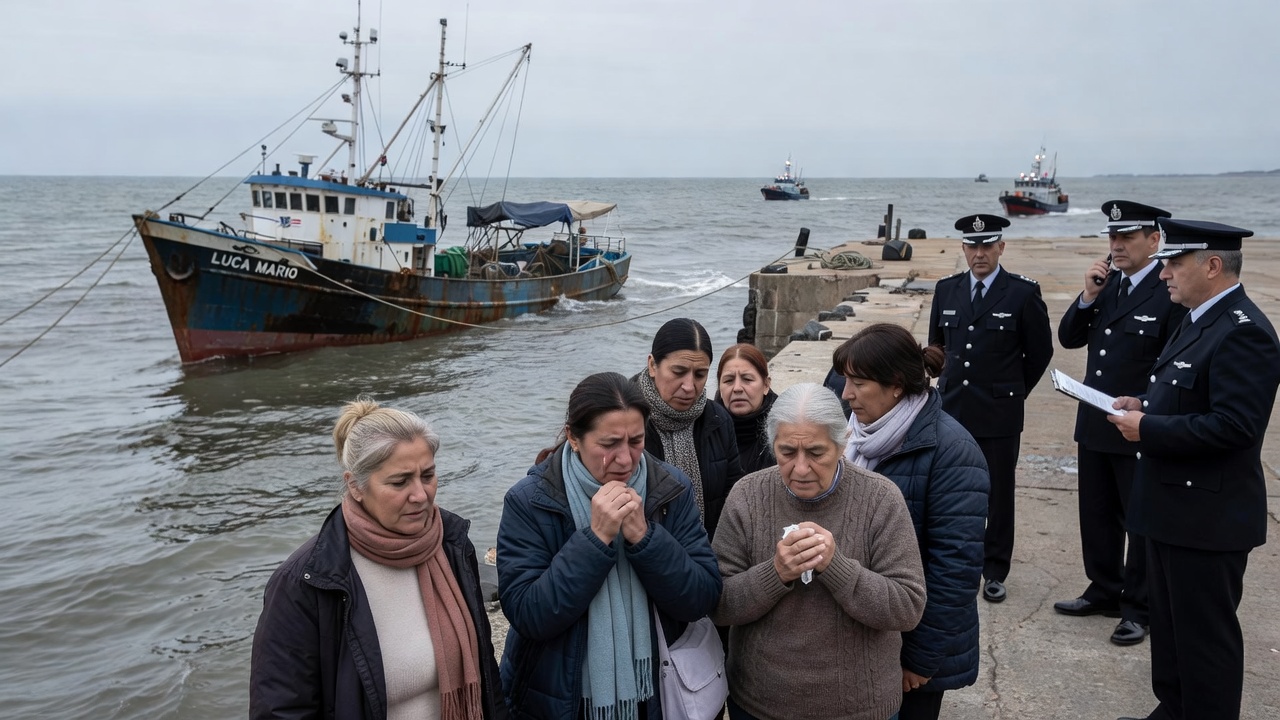Dieron por concluido el operativo de búsqueda del pescador que cayó al mar del buque “Luca Mario”