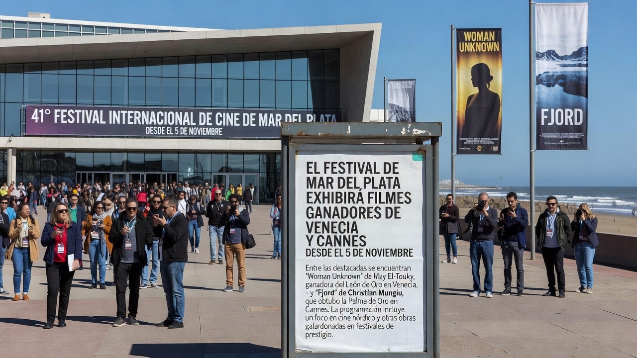 El festival de Mar del Plata exhibirá filmes ganadores de Venecia y Cannes desde el 5 de noviembre