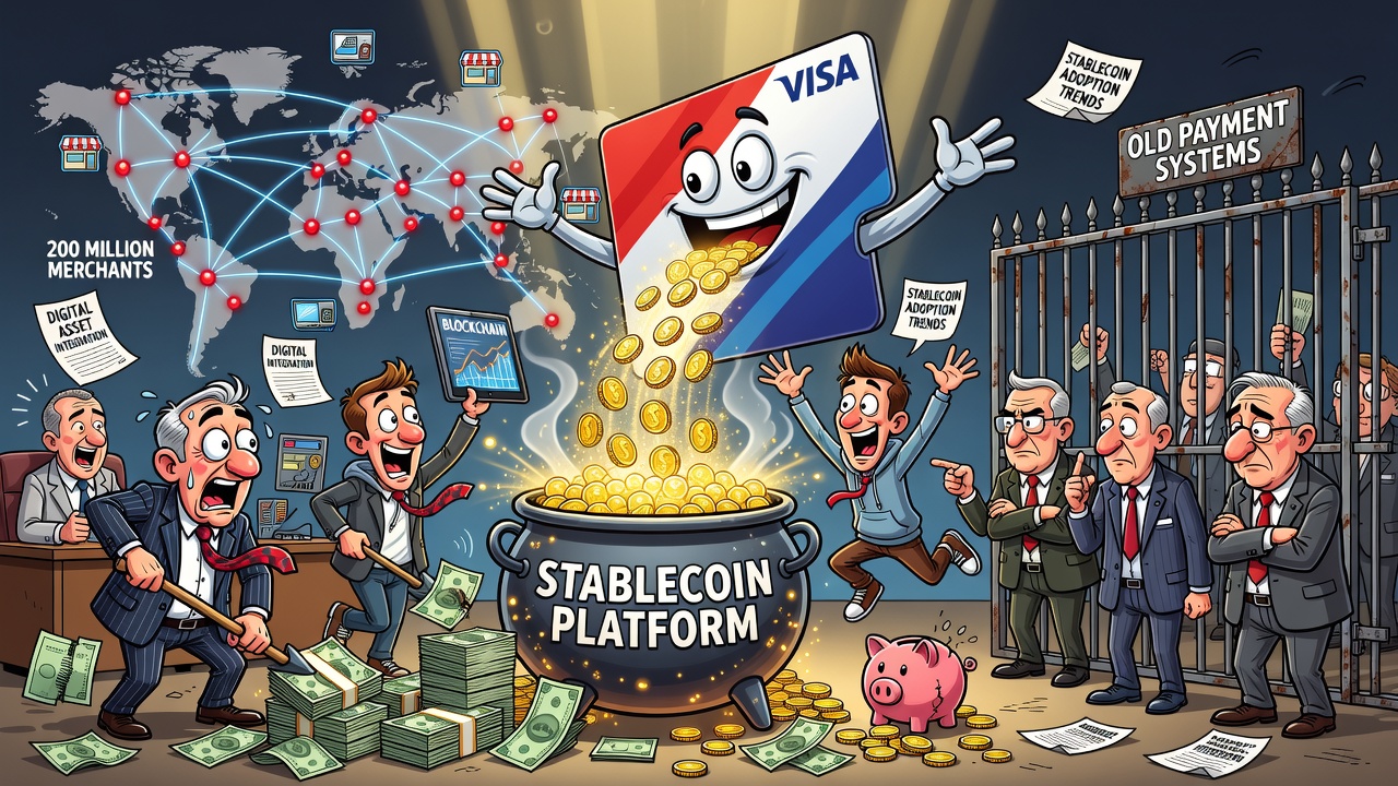 Visa lanza plataforma para que bancos y fintechs emitan, muevan y gestionen stablecoins