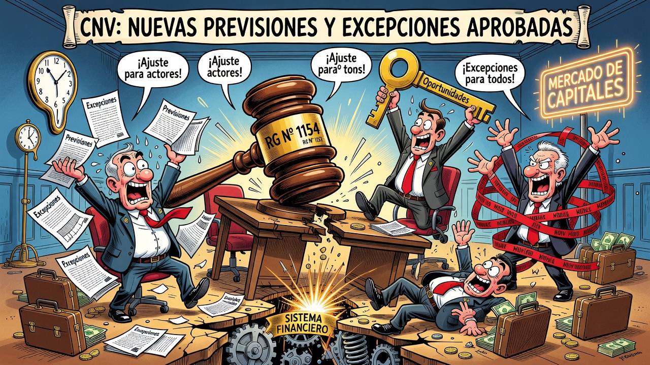 CNV aprobó resoluciones con nuevas previsiones y excepciones