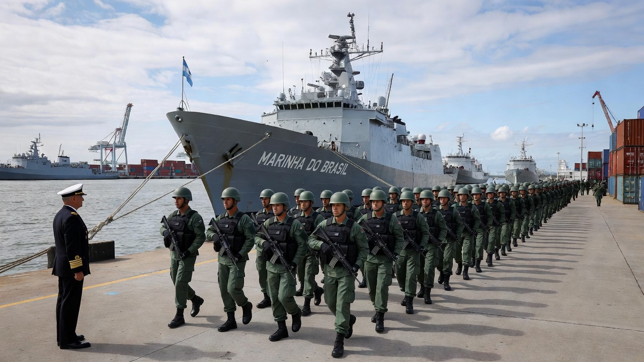 En medio de la tensión diplomática, Milei autorizó el ingreso de 450 militares brasileños a Mar del Plata para un ejercicio naval conjunto
