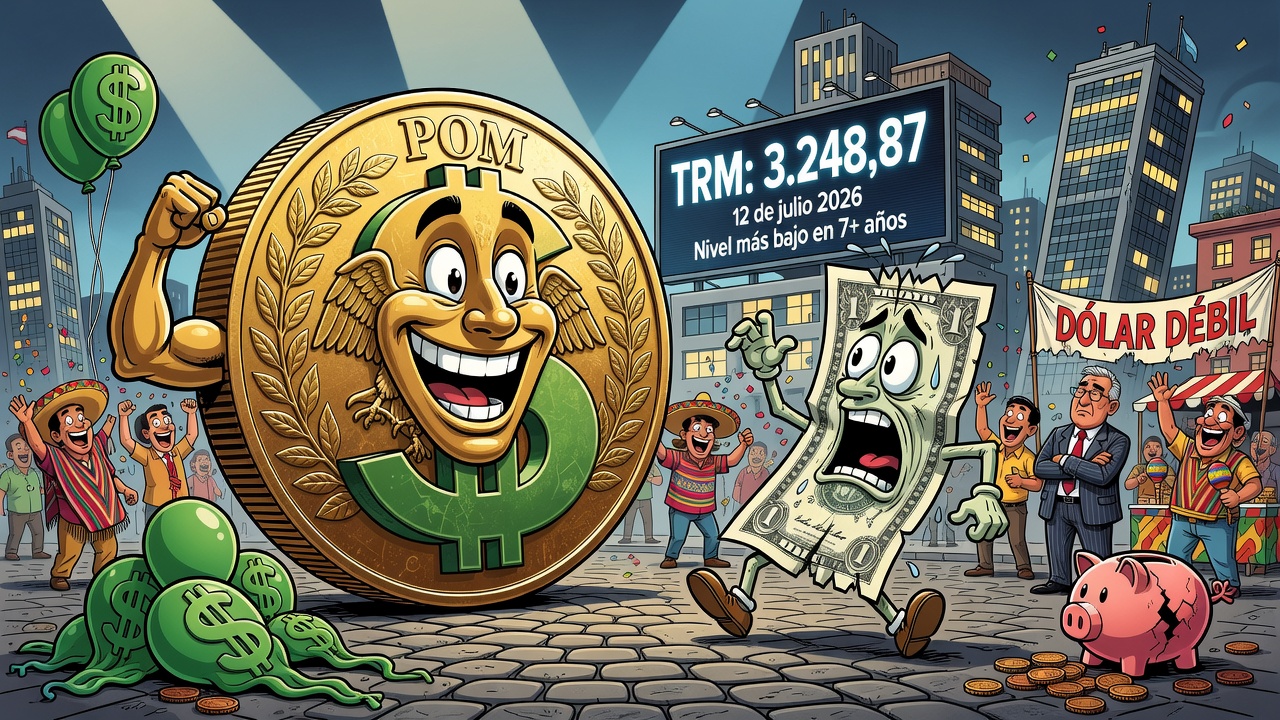 TRM del dólar en Colombia se ubica en 3.248,87 pesos